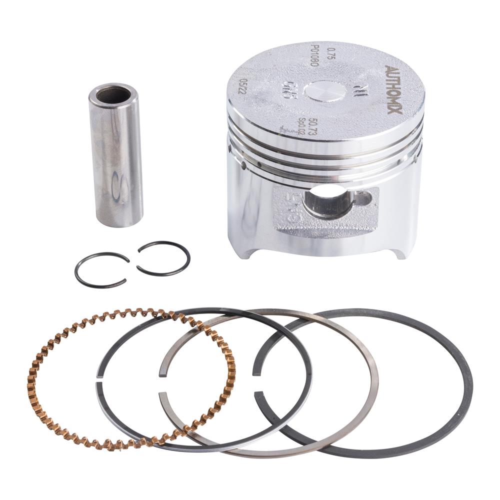 Pistão e Anel Authomix PA79824-75 Honda Lead 110