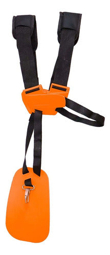 Cinto Sustentação Duplo Reforçado Universal Para Roçadeira