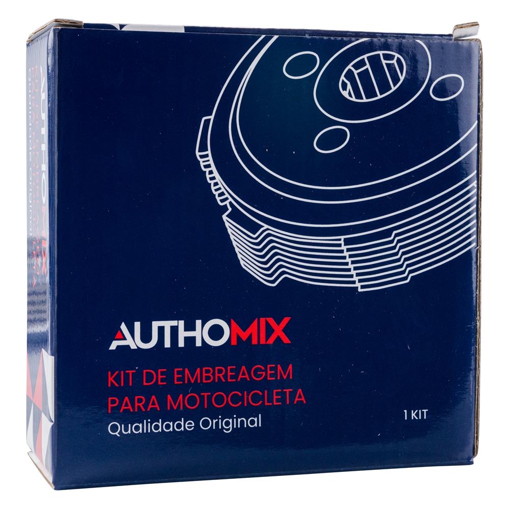 Kit de Embreagem Authomix KE20005 Yamaha XTZ 125/YBR 125/YBR 125 Factor