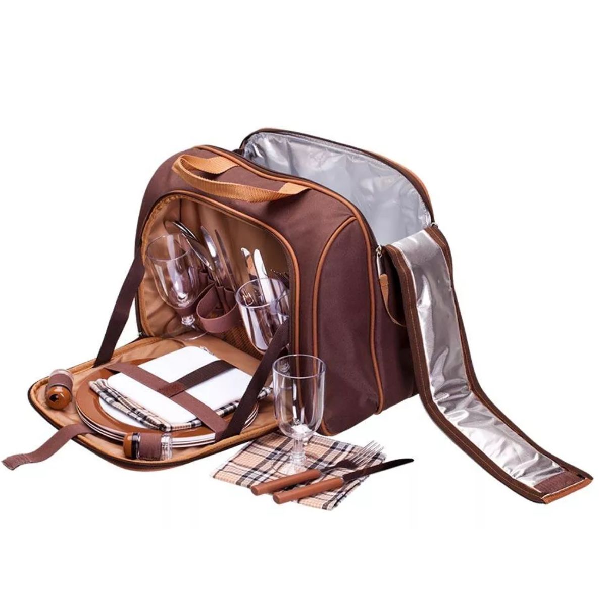 Bolsa Térmica 17 Litros Guepardo Kit Picnic 4 Pessoas