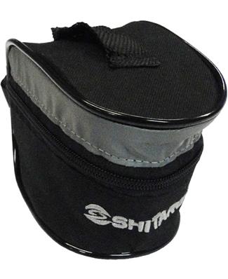 Bolsa para Selim Nylon Preto com Bordado e com Fita Refletiva Shitaro – foto 1