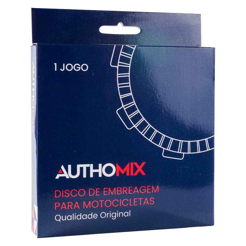 Disco de Embreagem Authomix DE10005 Honda Cbx 250 Twister/XR 250 Tornado/XR 250R