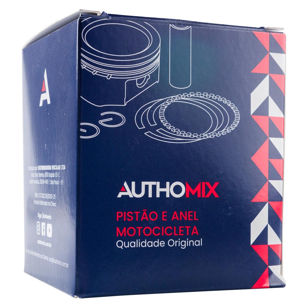 Pistão e Anel Authomix PA79170-1 Honda CG 125 Titan/CG 125 Fan/NXR 125 Bros/CG 125 Cargo