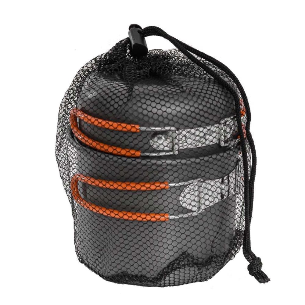 Fogareiro Camping A Gás Portátil Com 2 Panelas 360 Degrees