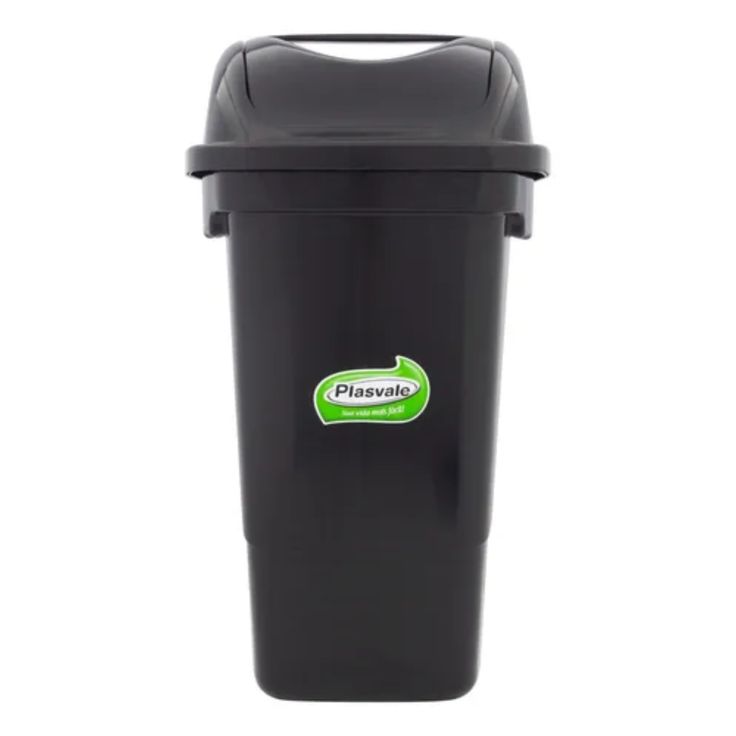Lixeira Basculante 14L Preto