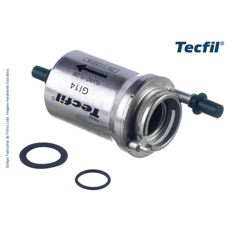 Filtro de Combustível Tecfil GI14 VW Golf/Polo/Polo Sedan/Jetta, Audi A3/TT