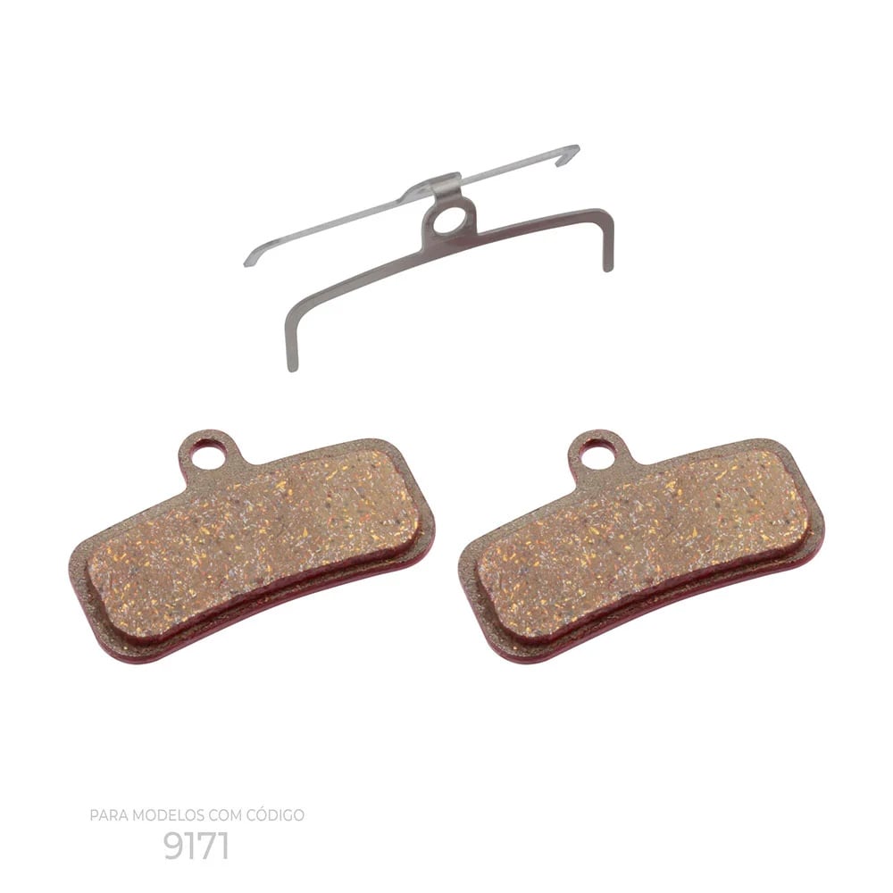 Pastilha de freio a disco de resina para freio modelo 9171
