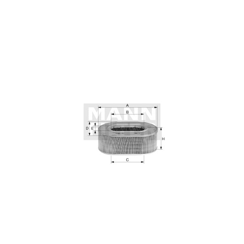 Elemento Filtrante do Ar Mann-filter C25010 Hyundai HR