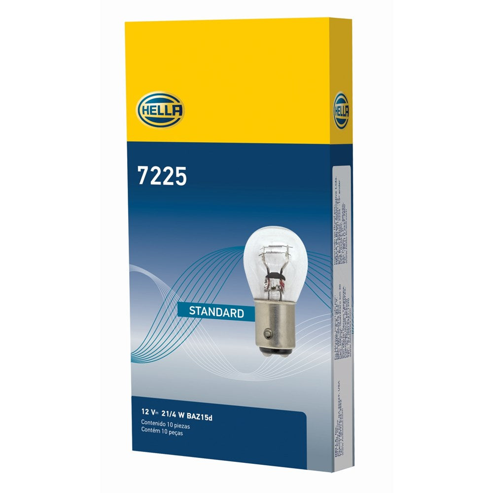 Lâmpada S8 12v 21/4w Baz15d Hella 7225 Caixa com 10 Universal Máquinas Agrícolas/Ônibus/Motos/Caminhões/Automovéis e Utilitários Leves