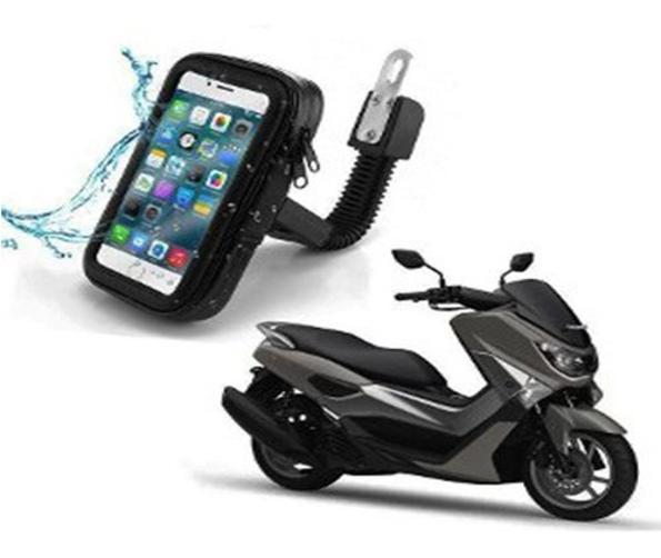 Suporte Bolsa Celular P Moto Prova D'Agua Tomate Mtg-016A
