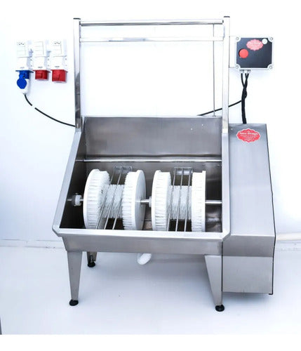 Lavador De Botas Automático Com 2 Escovas Carreteis