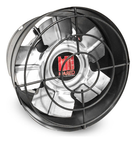 Exaustor Industrial Parede Bivolt Mared 20cm 90w Preto