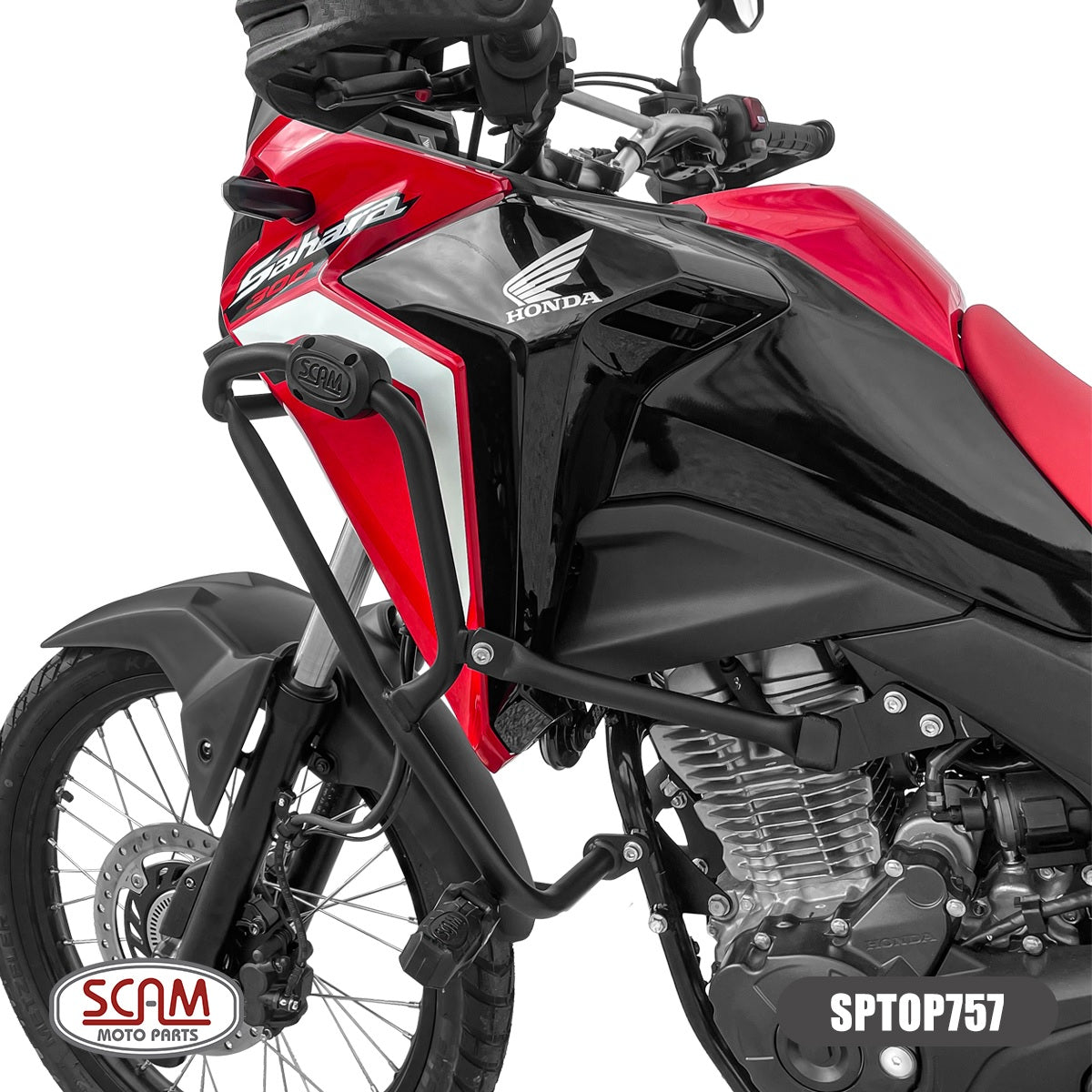 Protetor De Carenagem Honda Sahara 300 2024 Com Pedaleira