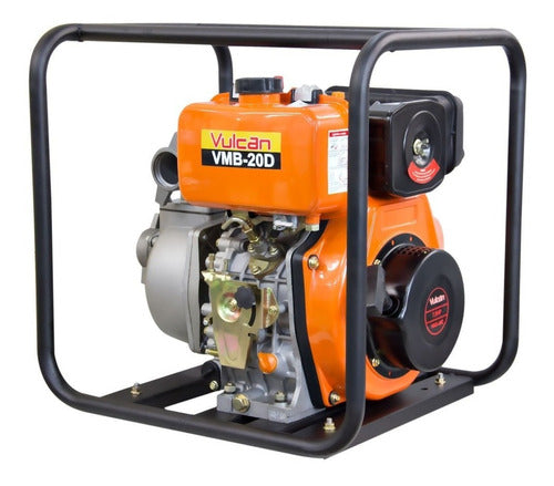 Motobomba Auto Escorvante À Diesel 4 Tempos Vmb20d Vulcan 2p