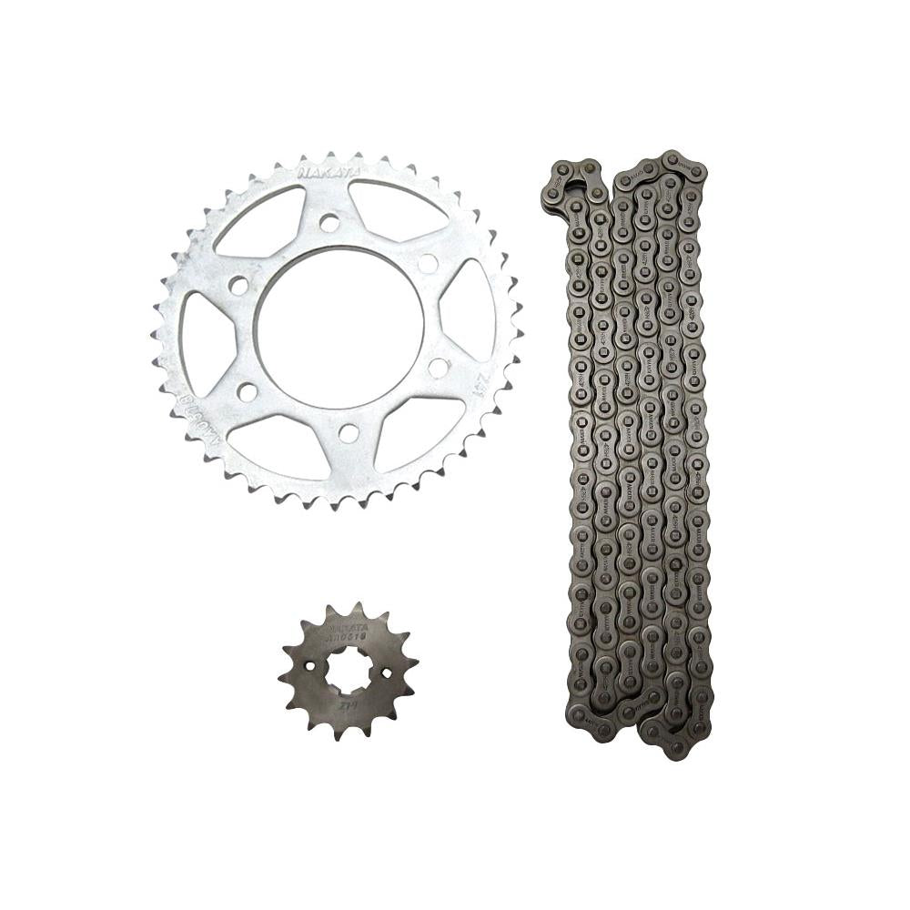 Kit Relação Aço 1045 Nakata TM10210 Yamaha YS 150 Fazer