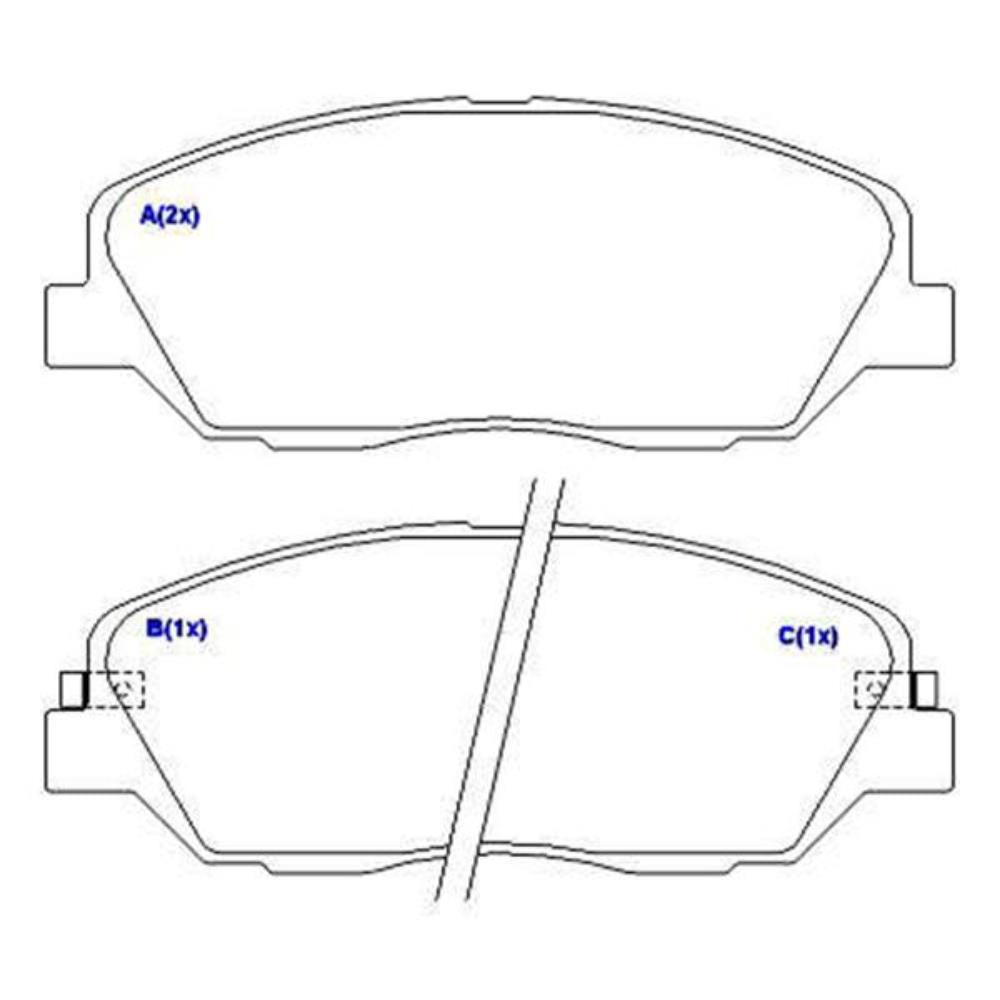 Pastilha de Freio Syl 2264 Hyundai Santa FÉ/Genesis, Kia Sorento/Mohave, Ssangyong Korando