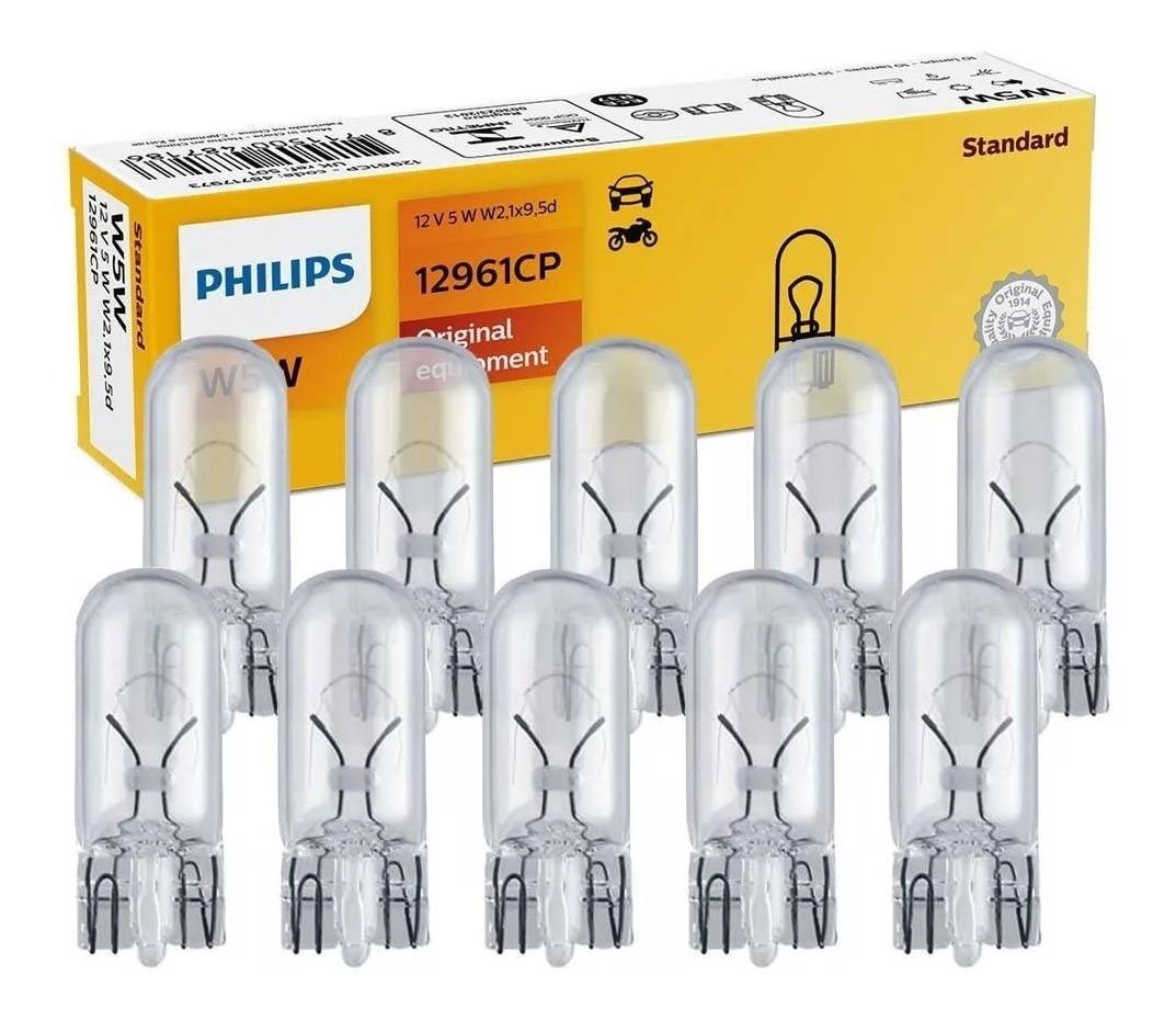 Lâmpada Auto W5W 12961 Std 12V 5W Un Philips