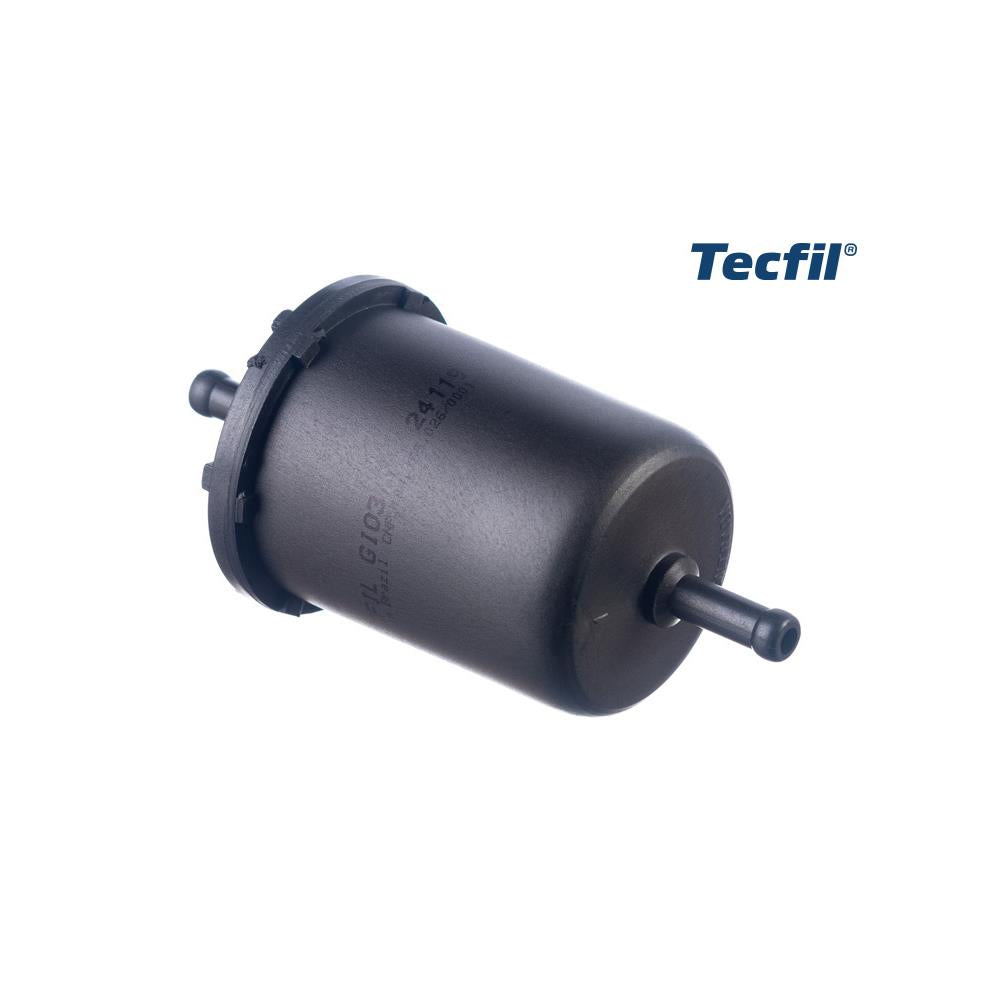 Filtro de Combustível Tecfil GI03/7 Fiat Uno/Tipo, GM Kadett/Astra/Blazer/Vectra/S10/Suprema/Calibra/Omega, Seat Ibiza/Cordoba/Inca, Citroen BX/AX