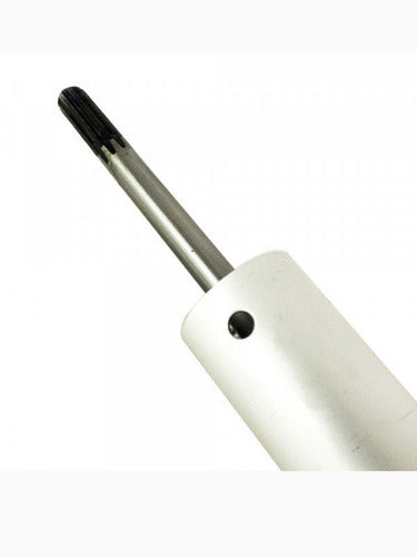 Tubo Do Eixo Carda 28mm 150cm Com Eixo 153cm Mancal