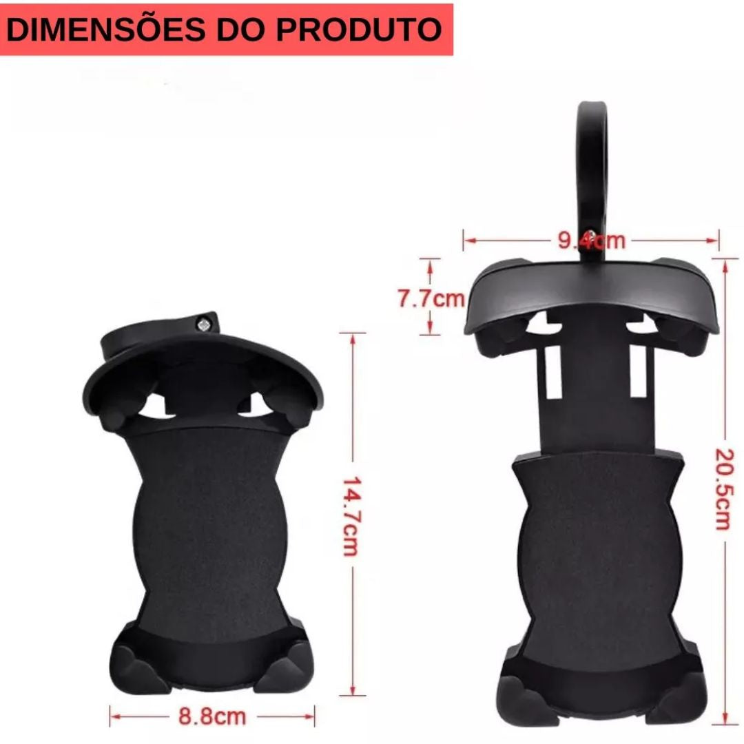 Suporte de Celular Para Moto Bicicleta Com Protetor Solar