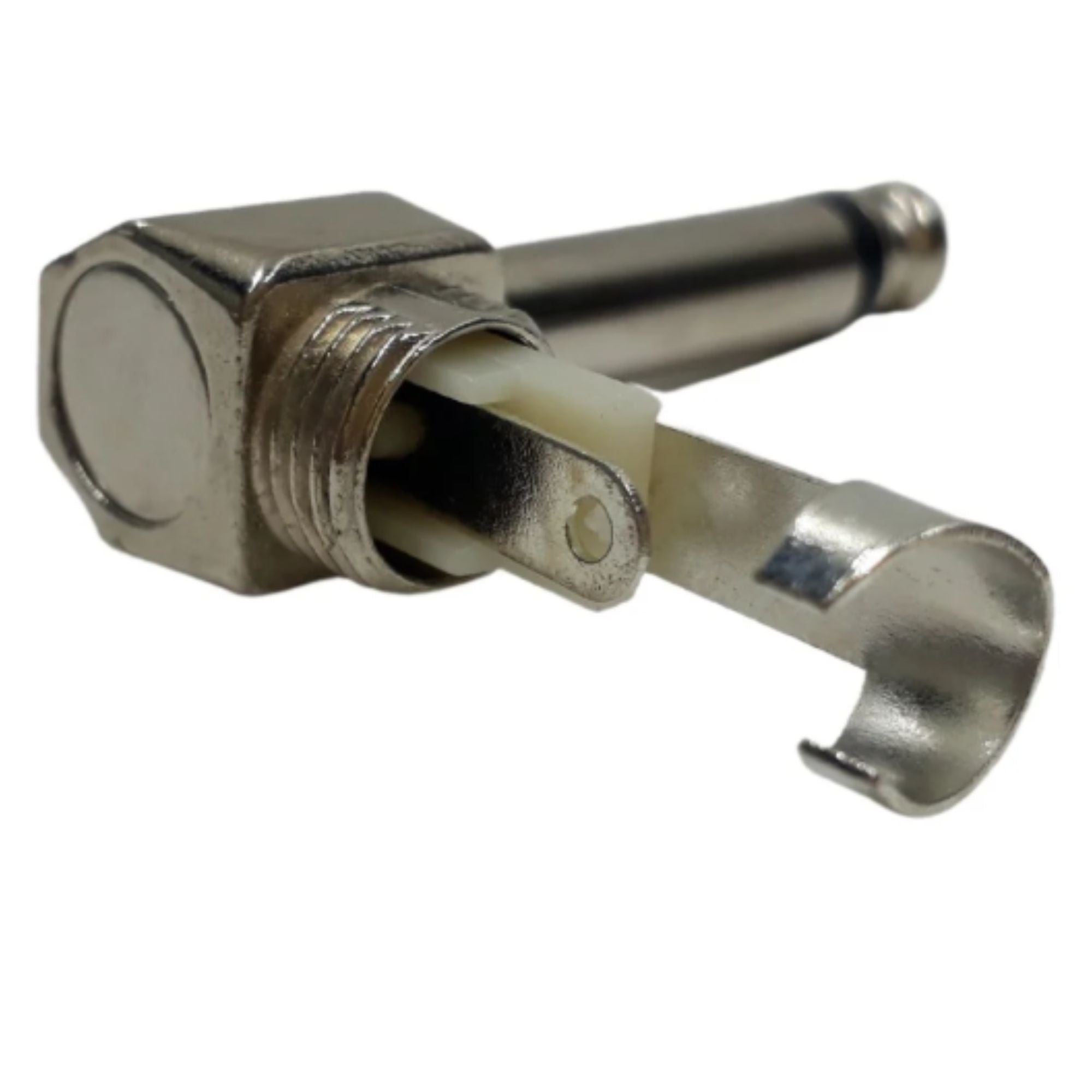 Plug Conector P10 Em L 90 Graus Mono Macho Le-5594