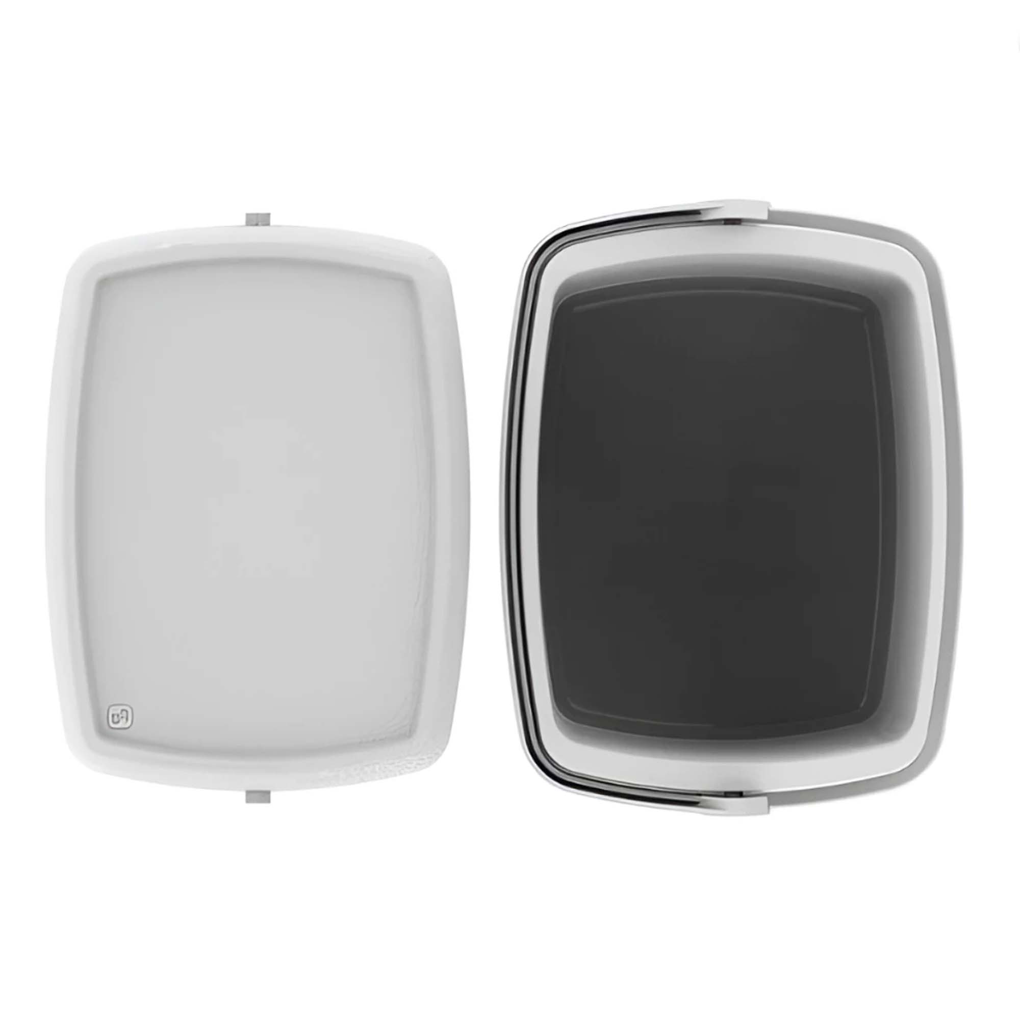 CAIXA TERMICA TROPICAL 5L CINZA CLARO