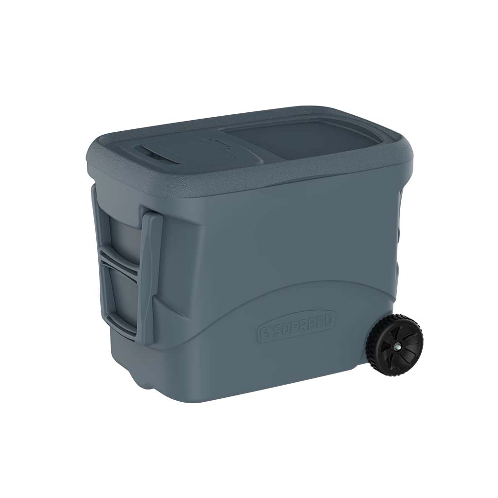Caixa Térmica Tropical S Plus 50l Com Rodas Cinza Soprano