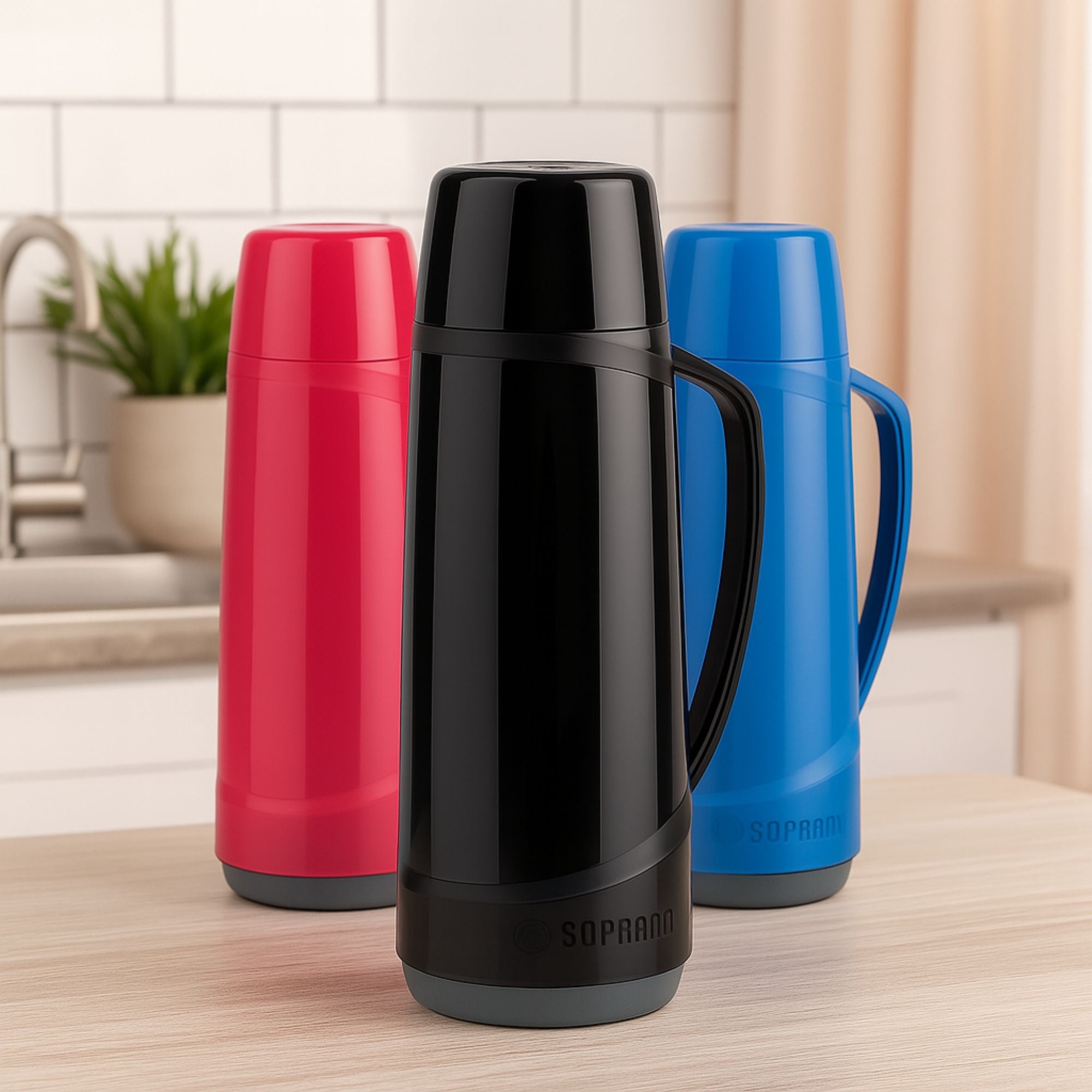 Garrafa Térmica Cristal 1LITRO Soprano Café