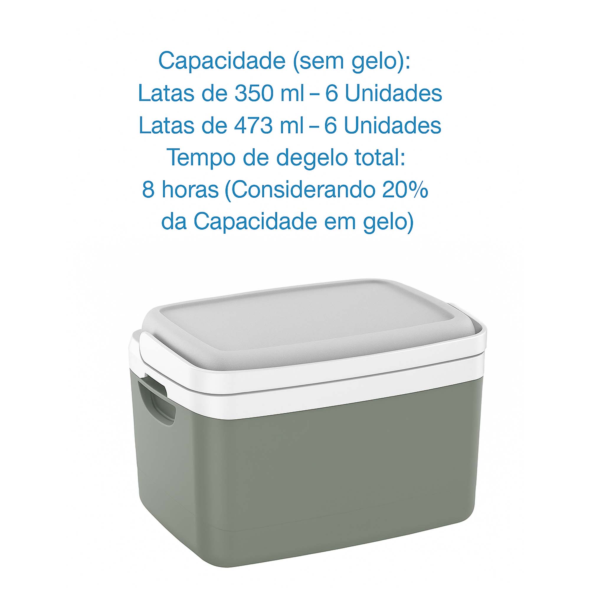 CAIXA TERMICA TROPICAL 5L FIG GREEN