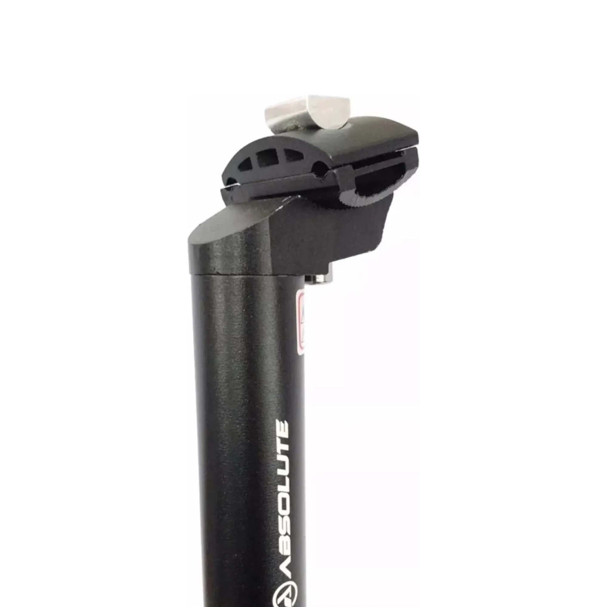 Canote Selim Absolute Alumínio Preto 25.4 C/carrinho P/bike