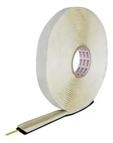 Fita Hard Tacky Tape Vedação 2,31mm X 9,5mm X 13,71m Branco Lisa – 10 Rolos – foto 2