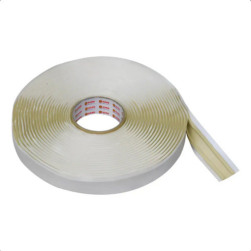 Fita Adesiva Tacky Tape Vedação 2,31mm X9,5mm X13,71m Branco Lisa Hard – 20 Rolos – foto 1