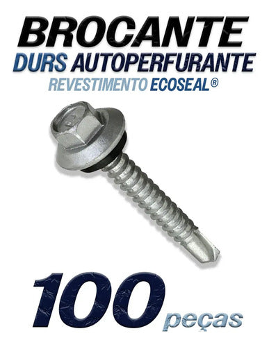 Parafuso Brocante Costura Hard 6mm Hexagonal Hardseal/durs – 100 Peças – foto 2