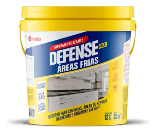 Impermeabilizante Defense Flex Áreas Frias Hard 12 Litros – foto 1