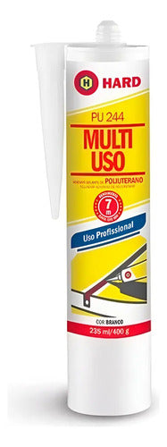 Selante Hard Pu 244 Multiuso 400 Gramas Boa Aderência Hard Cor Branco – foto 1
