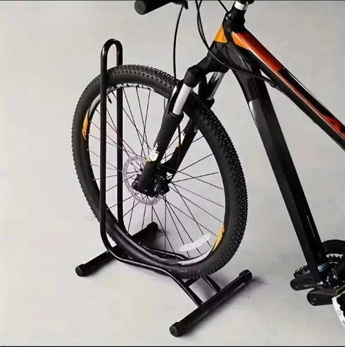 Suporte De Chão Para Bike Aro 26 A 29 Suporte De Chão Preto