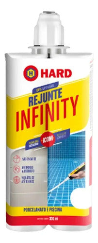 Rejunte Hard Infinity Piscina/porcelanato Branco Puro 330ml – foto 1