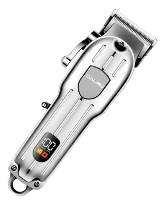 Máquina de Cortar Cabelo Sem Fio Recarregável com Display Digital Daling DL-1538