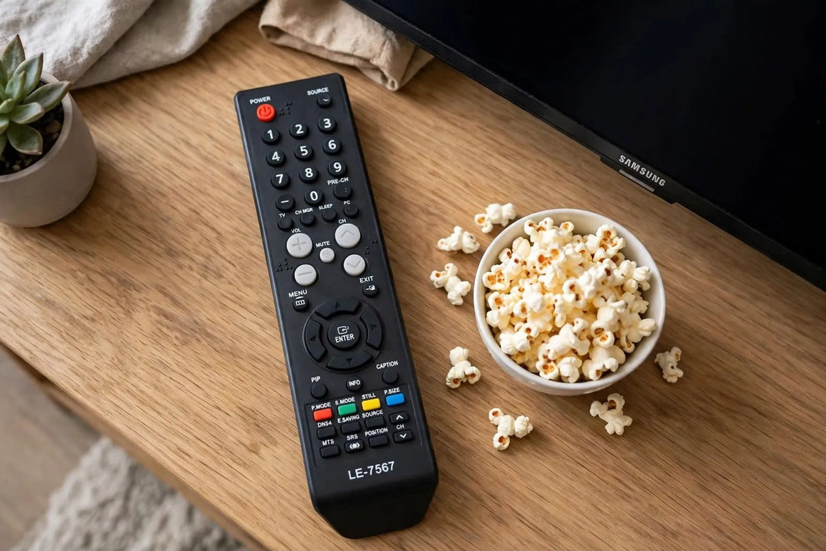 Controle Remoto Compatível com TV Samsung LCD, LED e Plasma Lelong LE-7567
