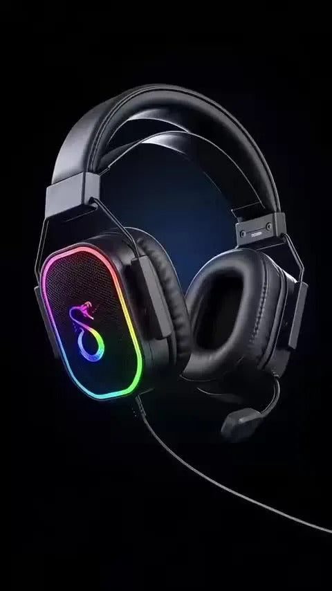Fone de Ouvido Headset Gamer RGB com Microfone P2 e USB Aitek Delta F5532