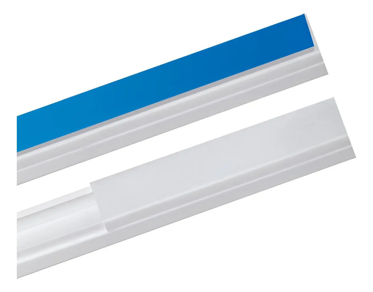 Canaleta Plástica com Adesivo 20x10 mm 2 Metros Force Line 0600100243