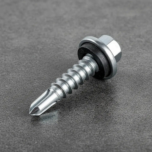 Parafuso Autobrocante Hard Hardseal PB 12 Sextavado TCP3 EPDM – 100 Peças – foto 3