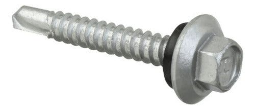 Parafuso Autobrocante Sextavado 14x1 Tcp3epdm Hardseal – 100 Peças – foto 1