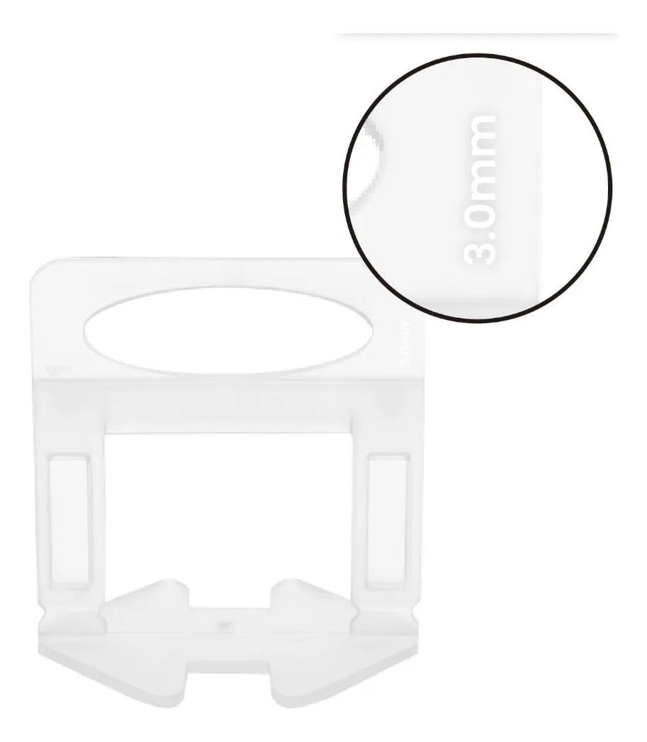 Espaçador Nivelador de Pisos 3 mm com 100 Peças Bomvink BOM-5546