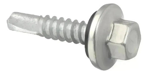 Parafuso Autobrocante Hard Hexa-Tub PB 12 TCP3 EPDM Galvanizado – 100 Peças – foto 5