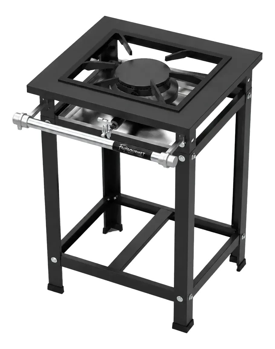 Fogão Industrial Epóxi P7 1 Boca Qs Qg C/ Pés Reguláveis B.p