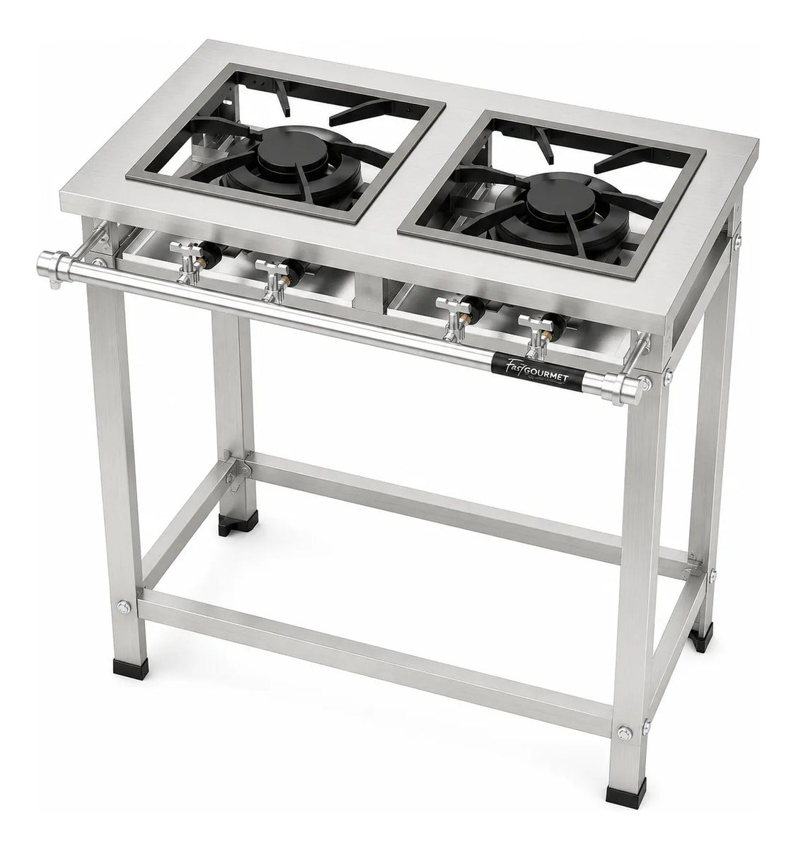 Fogão Industrial 2 Bocas Qd Qg B.p P7 Fast Gourmet Inox