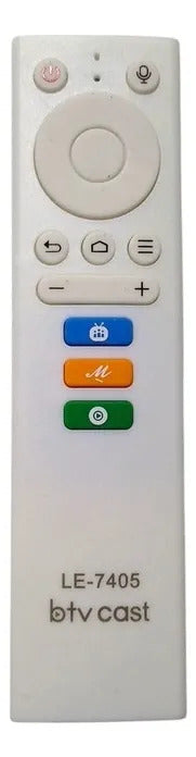 Controle Remoto Compatível com Receptor BTV Cast Lelong LE-7405