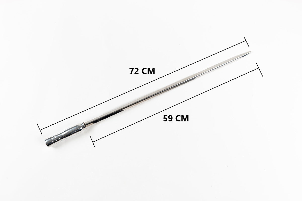 Espeto Espada P/ Suporte De Alvenaria Fabricado Em Aço Inox