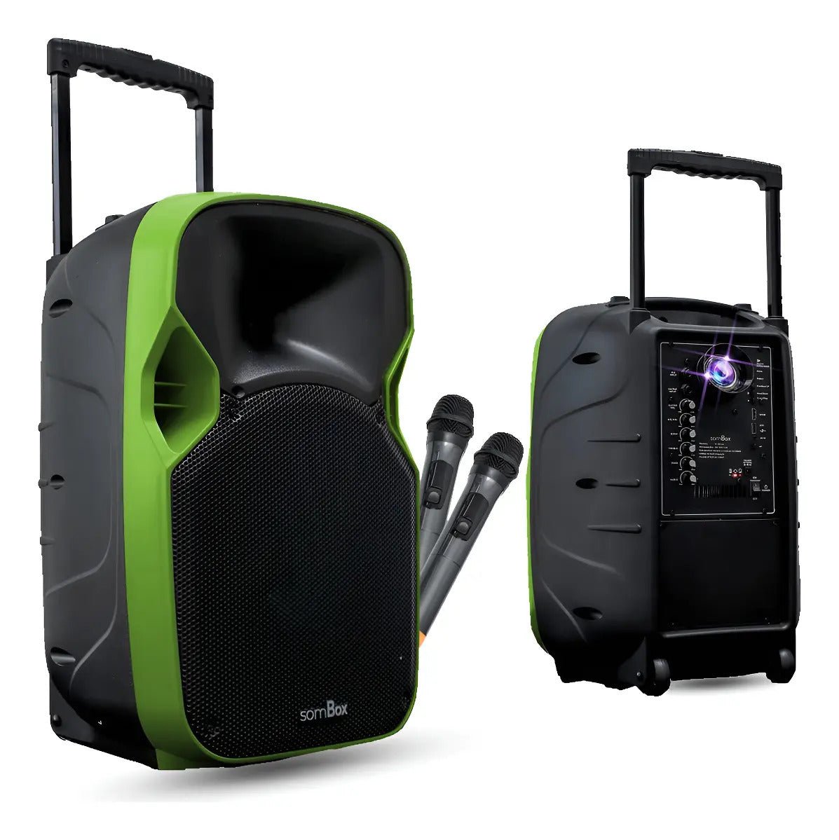 Caixa de Som Bluetooth 5.3 com Projetor Integrado 120W Grasep D-XK121